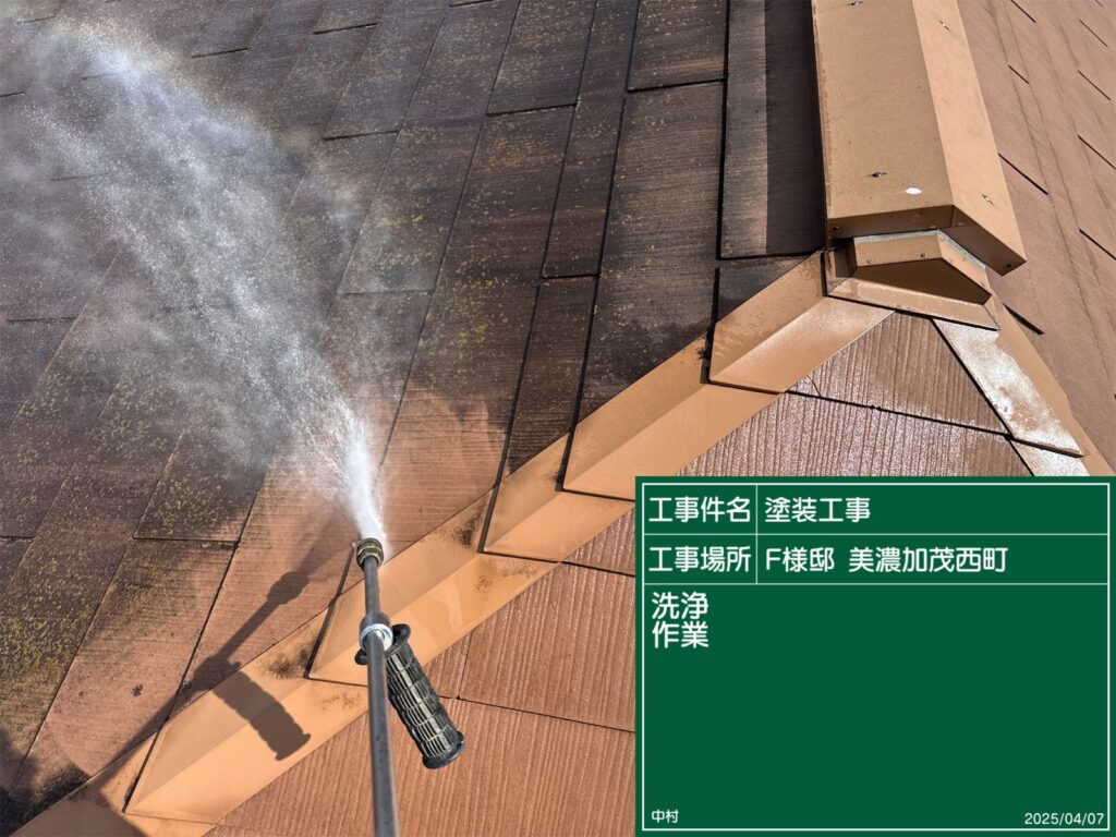 美濃加茂市　外壁塗装　塗装の日成　屋根ガルバ葺き替え　リフォーム　防水工事 さくら建装