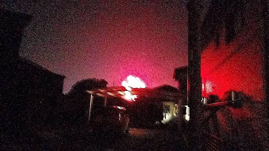 美濃加茂市、花火大会です。