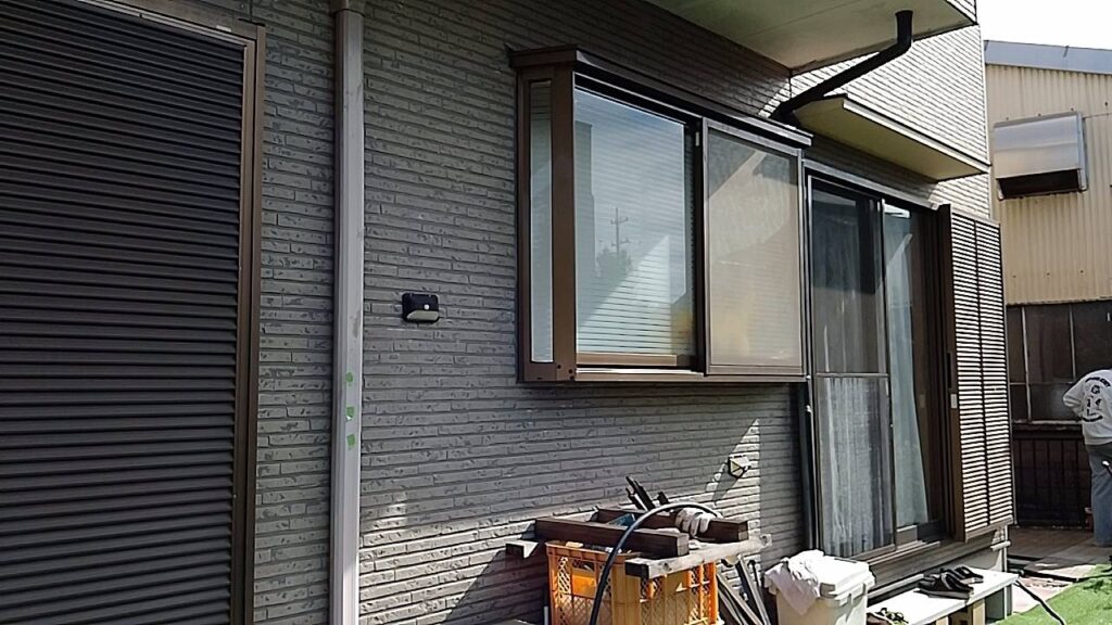 外壁塗装の下見です、美濃加茂市